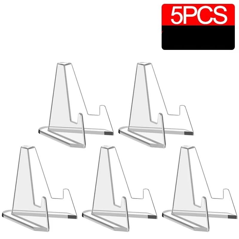 

Transparent Acrylic Coin Display Stand Holders Small Easel Rack Card Commemorative Challenge Coin Capsule Holder Support