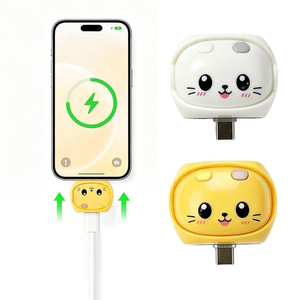 Cartoon Cat Auto Disconnect Adapter Auto Disconnect Power Separator  Phone Charging