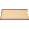 Wooden Square Tray Natural - 35 X 26 X 2cm, Serving Tray, Japan
