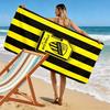 1ttihad Club Print Beach Towel, Large Soft Quick Dry Towel for Beach Camping Swimming