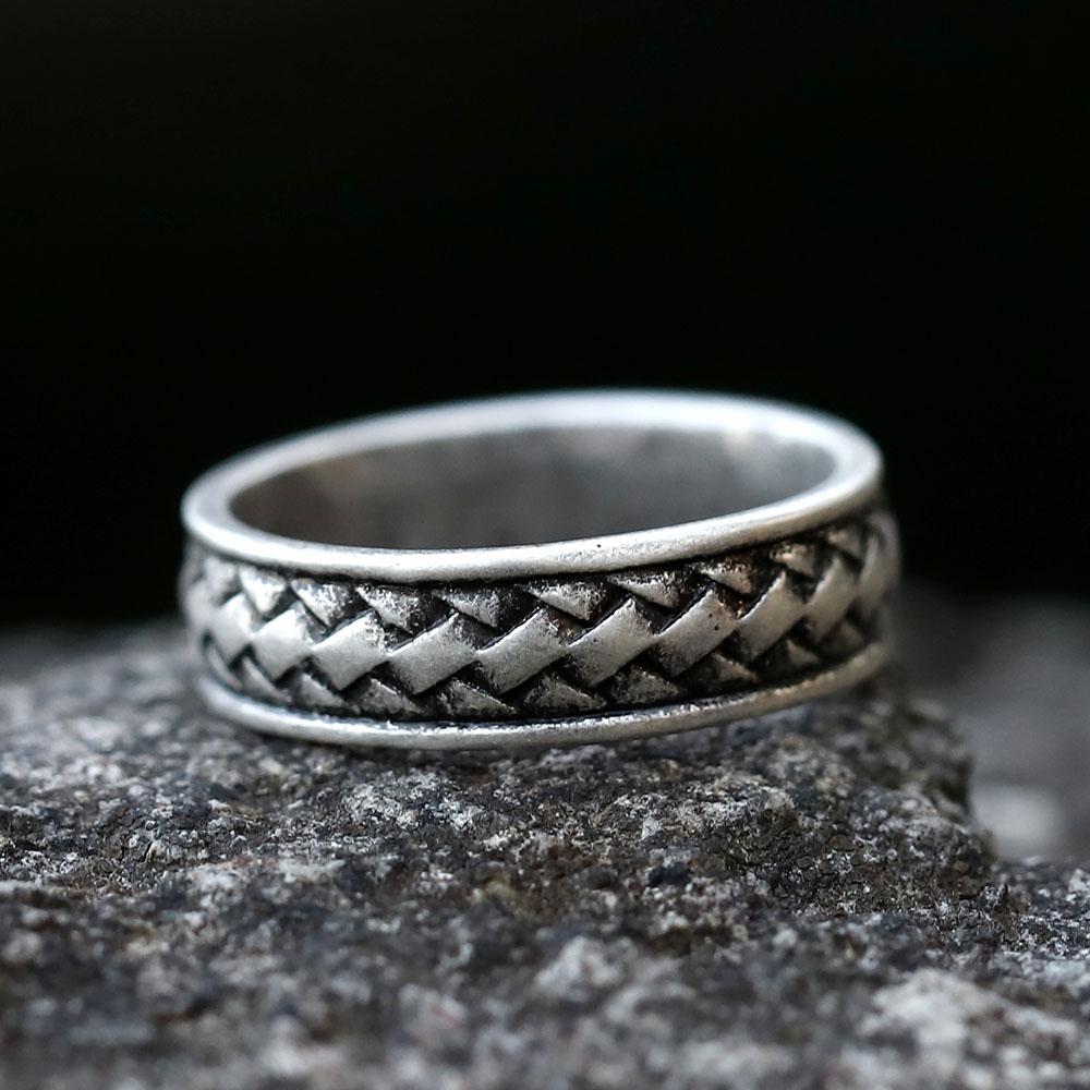 NEW 316L Stainless Steel Viking Ring for Men Simple Fashion Jewelry Gifts for Teens