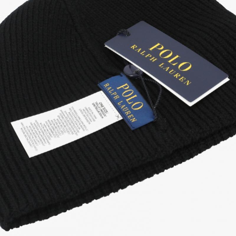 Polo Ralph Lauren Solid Denim Bear Knit Beanie Pc1463 001