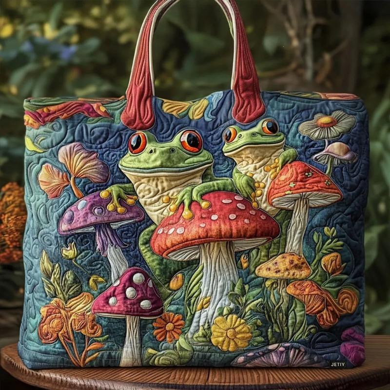 Bolso Casual Duradero para Viajes, Compras y Viajes Diarios – Bolso de Nueva Llegada con Estampado Digital y Elegante Diseño Acolchado tipo Tote