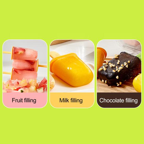 Mold Double Layer Ice Cream Maker for Homemade Treats Practical Kitchen Accessories