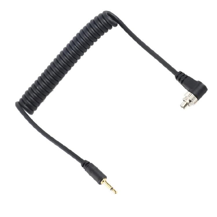 Professionelles PC-zu-2,5-mm-Blitzsynchronisationskabel Premium-PVC-Beschichtung Breite Kompatibilität für Original-Fotografieausrüstung