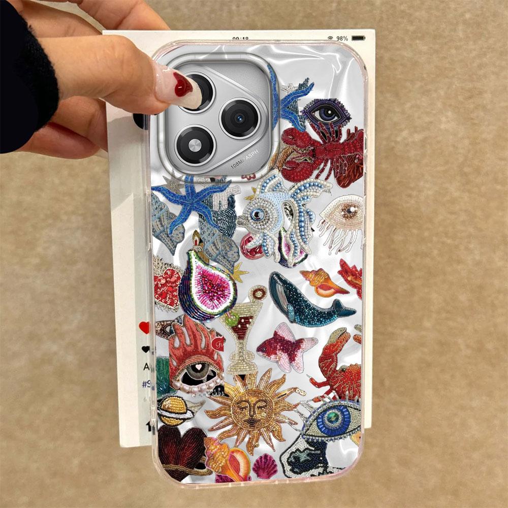 Чехол для телефона Planet Fruit Sun Eye Water Texture для Honor 400 200 90Smart Pro Magic7 6 5 70 Lite X9a X9c X8b X8a X8c X7c X6c