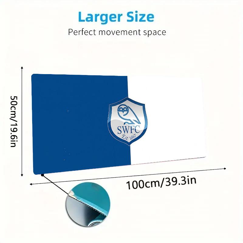 SWFC Mouse Pad Colorato Grande Cuscino per Tavolo da Gioco Antiscivolo Laptop Tablet Mousepad Grande Tappetino XXL Mini PC Playmat Con Bordo Lock