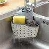 Double-layer Sink Hanging Bag Kitchen Rack Faucet Sponge Holder Storage Hanging Basket Kitchen Storage Rack Sink Accessories