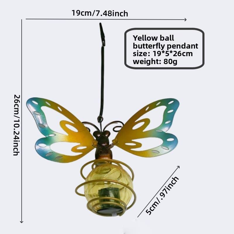 Solar Garden Light With Iron Figure And Warm Glow For Outdoor Decor