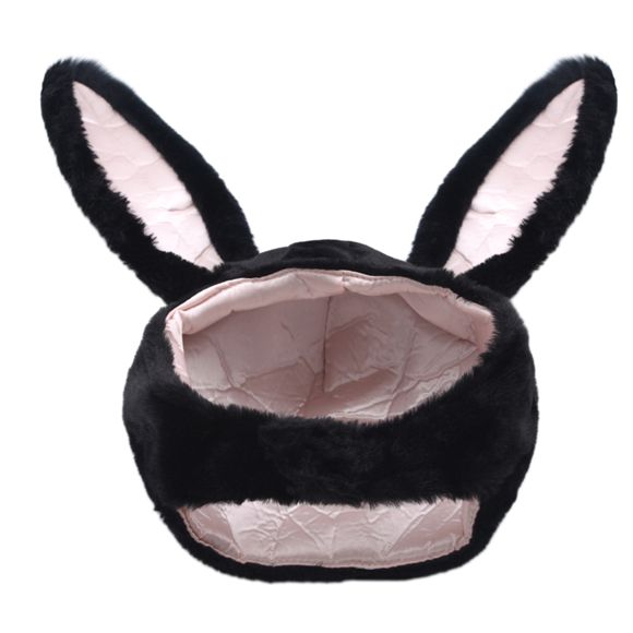 

Fashion Clothes Bunny Ears Hat Bunny Hat With Earflaps Halloween Party Cosplay Women Girls Long Hat Rabbit Ears Plush Hat чорний