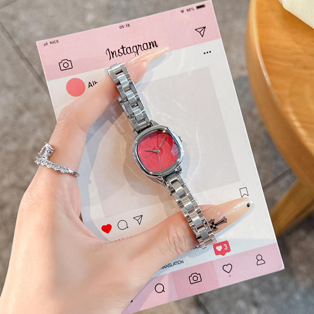 GEDI Small Watch for Women Silver Luxury Elegant Waterproof Quartz Watches Fashion Stainless Steel Temperament Watch