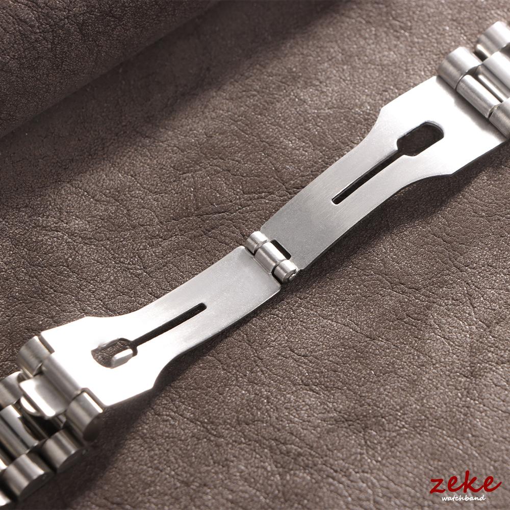 20mm Massives Edelstahl Uhrenarmband für Rolex DATEJUST für Oyster Uhrenarmband Herren Gebogenes Ende Faltschließe Uhrenarmband Armband