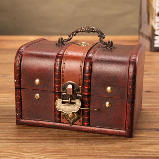 Mücevher Kutusu Kullanışlı Yerden Tasarruflu Ahşap Yüzükler için Harika Saklama Kutusu