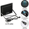 Ontesik 150W LED Black Light, UV Black Light Floodlight, Powerful UV Spotlight for Body Painting, Game Room, Halloween, Screen Printing,