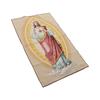 Christian Icons Baroque Style Christian Sacred Heart of Jesus Gold Silk Brocade Portrait Wall