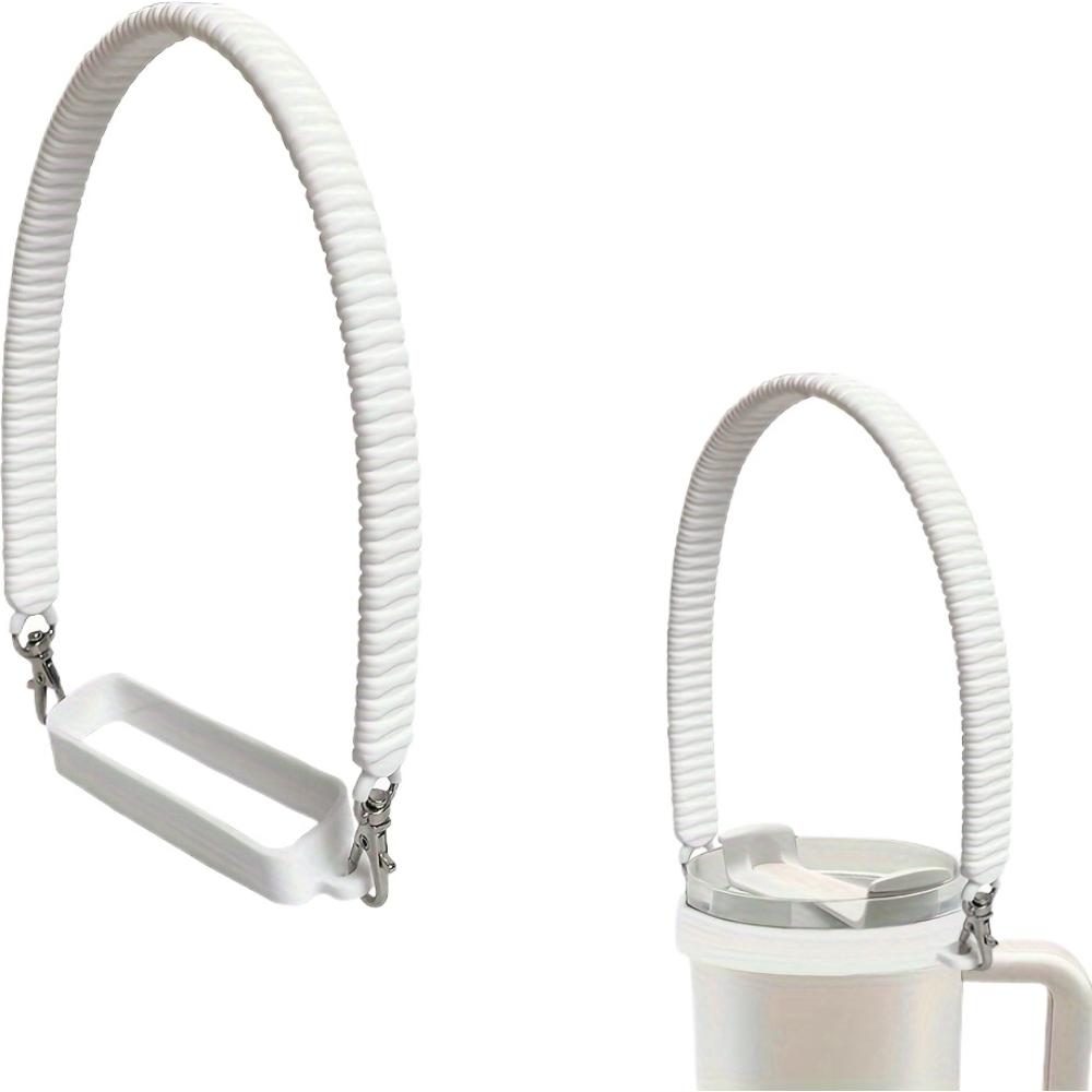 Universal Silicone Water Bottle Handle Strap for Stanley 40oz 30oz Portable Bottle Sling Carrier Holder Durable Cup Accessories