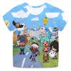 Magliette Cartoon Toca Boca per Bambini Toca Life World Stampa Manica Corta Ragazzi Ragazze Top Casual Streetwear Primavera Estate T-Shirt