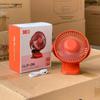 Compact Silent Night Light & Dual-Use Electric Fan - Portable Wall/Desktop Folding Design