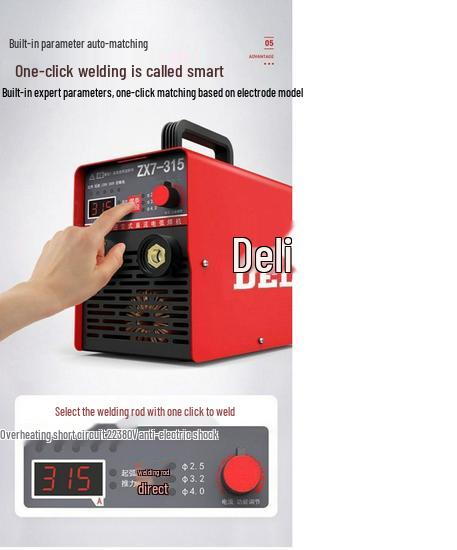 Delixi Dual Voltage Electric Welder 250/315/400A, Industrial Grade, 220V/380V, All-Copper, Automatic.