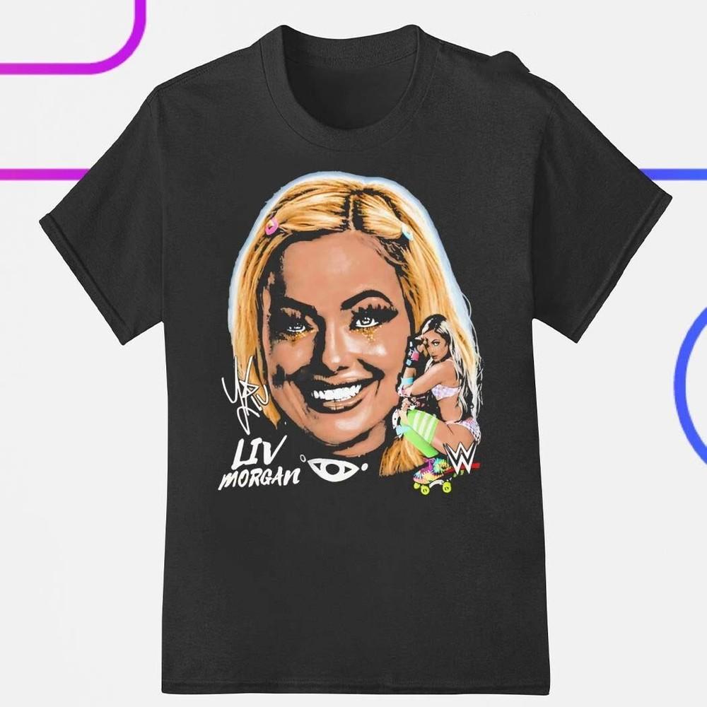 Футболка Liv Morgan Винтажный стиль Унисекс Хлопок S-5XL Унисекс Футболка XXL