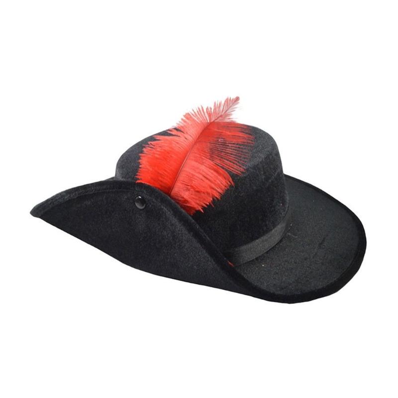 Vintage Fedora Hat Women Men Felt Vintage Hat Casual Festival Hat with Feather