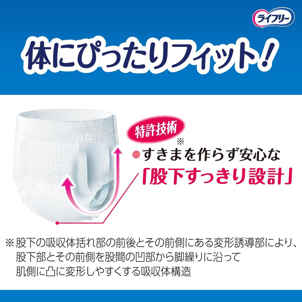 Lifree Rehabilitation Size 18 5 Absorptions Pants-Type Pants, S, Pants, (Stand-Up Type)