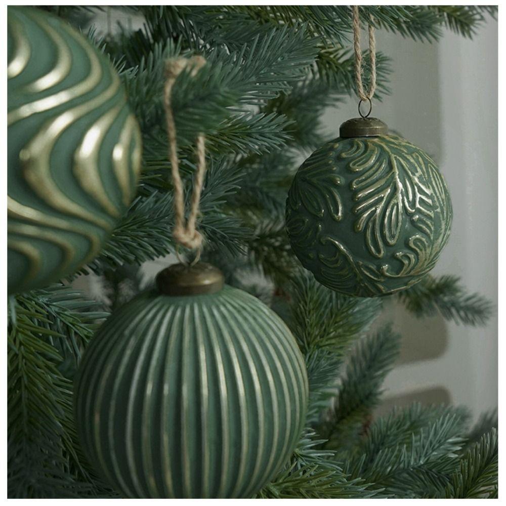 12PCS High-quality PVC Christmas Ball Set 8cm Multicolor Christmas Tree Balls Suspensable Xmas Ornament Ball Storefront