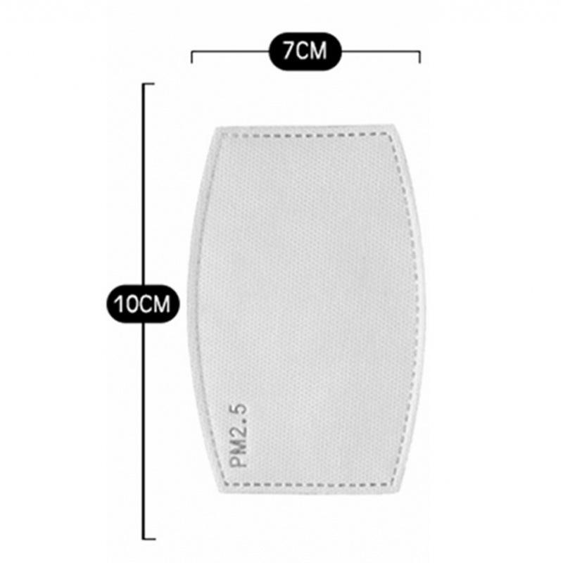 PM2.5 Activated Carbon 5-Layer Protective Mask Filter Pad