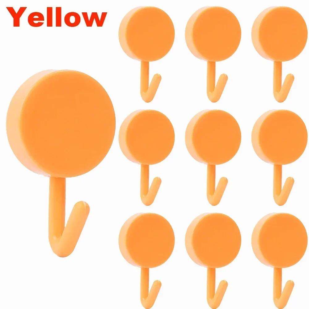 10 Piece Set Kitchen Gadgets Hat Hook Home and Decoration Keys Hanger Bathroom Organizer Storage Household Use Hooks Kitchenware
