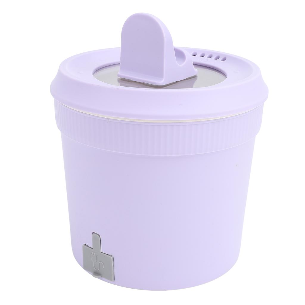 1L 400W Electric Pot with Visual Lid Phone Slot Anti Dry Burning Anti Stick Multifunctional