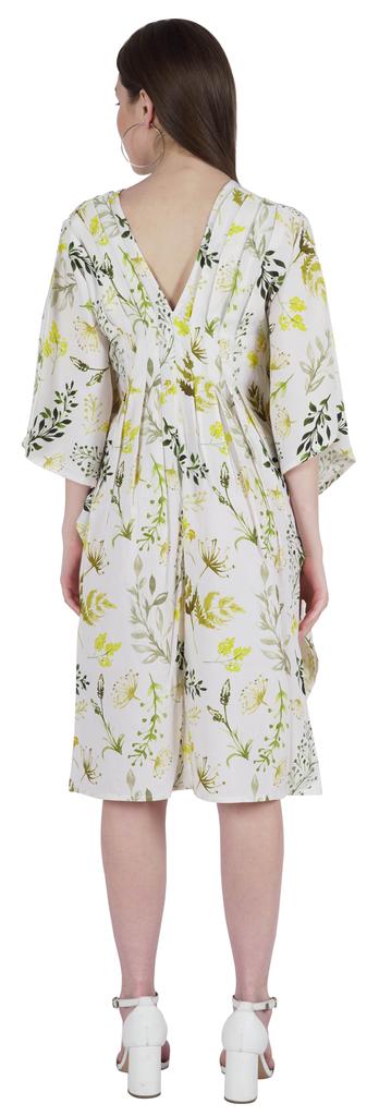 Moomaya Womens Short Kaftan Cover Up Night Dress Kaftan Gown Kimono