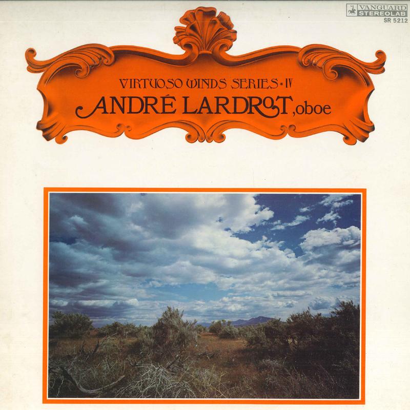 LP Record ANDRÉ LARDELOT, BOSKOVSKY QUARTET - Wind Instrument Virtuoso Series IV SR5212PROMO VANGUARD 1972 Japan Classical Used