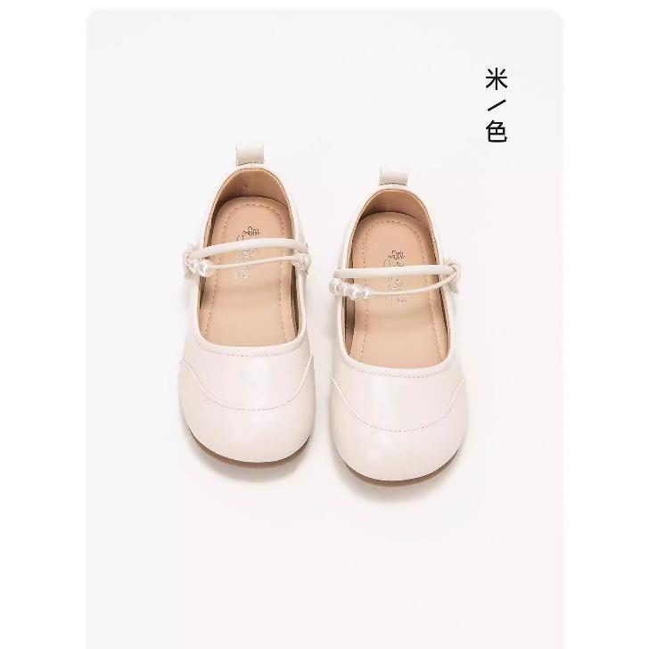 Girls' Leather Shoes Spring and Autumn New Children's Princess Shoes Girls' Soft Sole Flats Fashion silver Girls' Leather Shoes