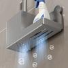 Space-Saving Toilet Brush Kit-360° Spin Silicone Brush Head & Wall-Mounted Holder | Resistant Bathroom Accessories for Household