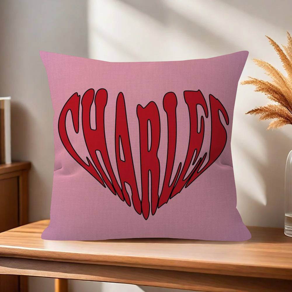 Pillow Covers Cartoon Sofa Decorative Home Doublesided Printing Short Plush Cute Cushion Cover COOL LOGO LLeclerc