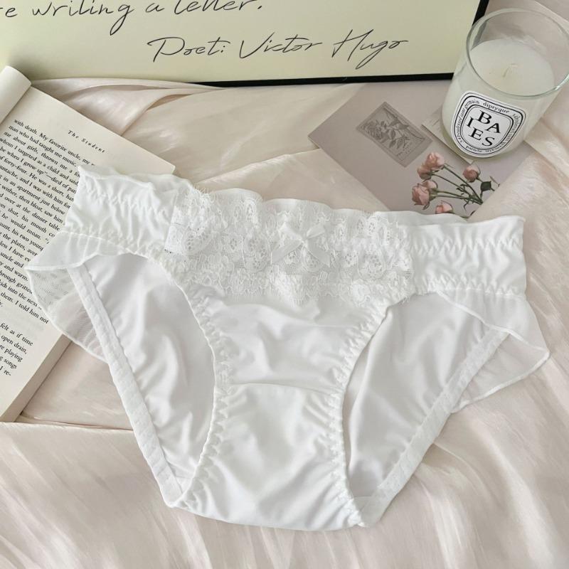 Pure Desire Sexy Sweet Girl Lace Underwear Women's Summer Thin Lingerie Breathable Women's Triangle Panties