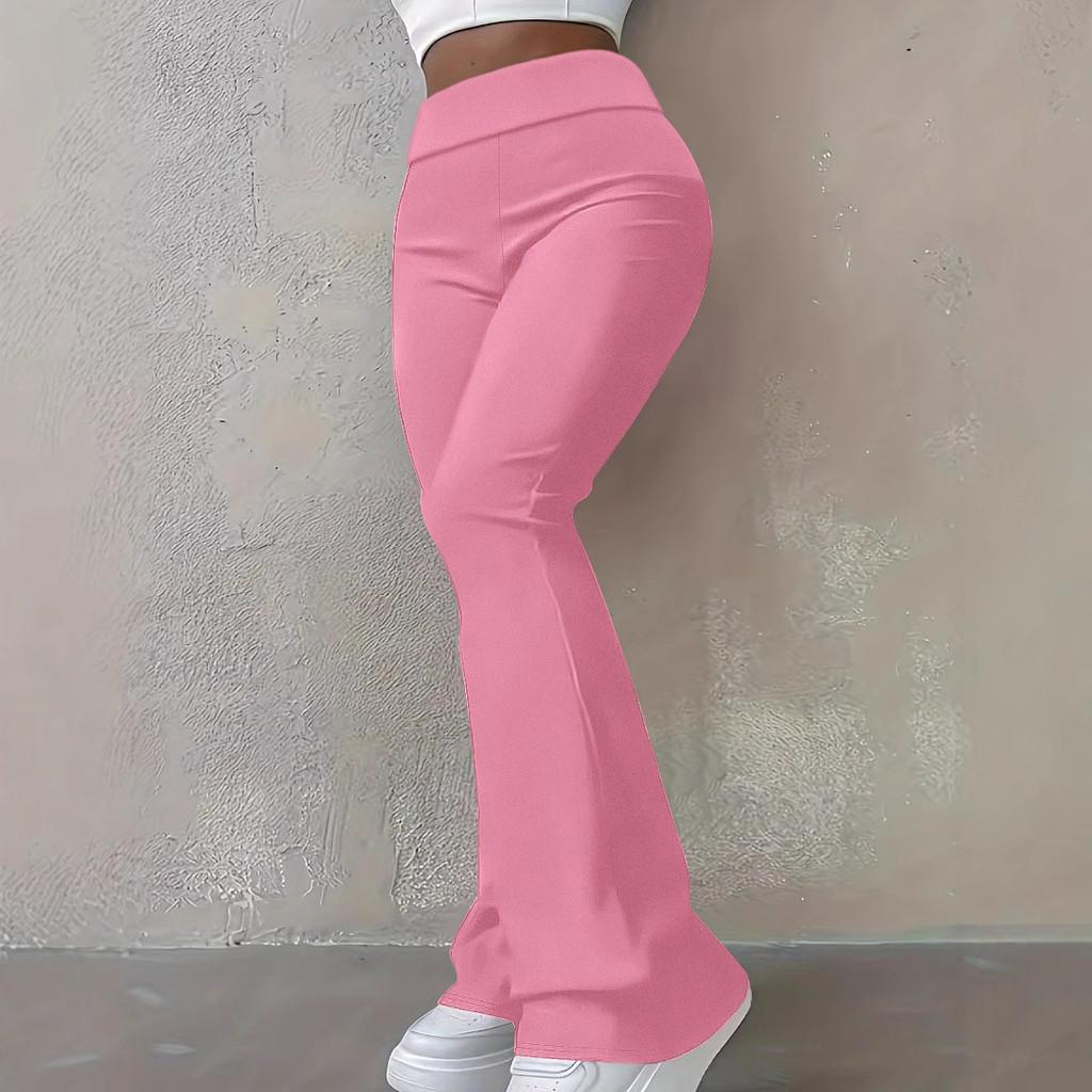 Pantalons Décontractés Pour Femmes en Tissu Polyester Spandex Pour un Ajustement Confortable