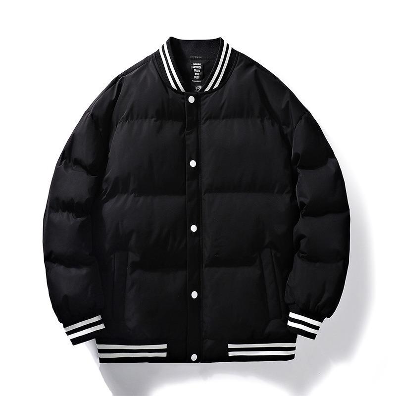 New autumn and winter baseball jersey couple cotton-padded jacket men's thermal cotton-padded jacket n trendy jacket men's down cotton-padded jacket