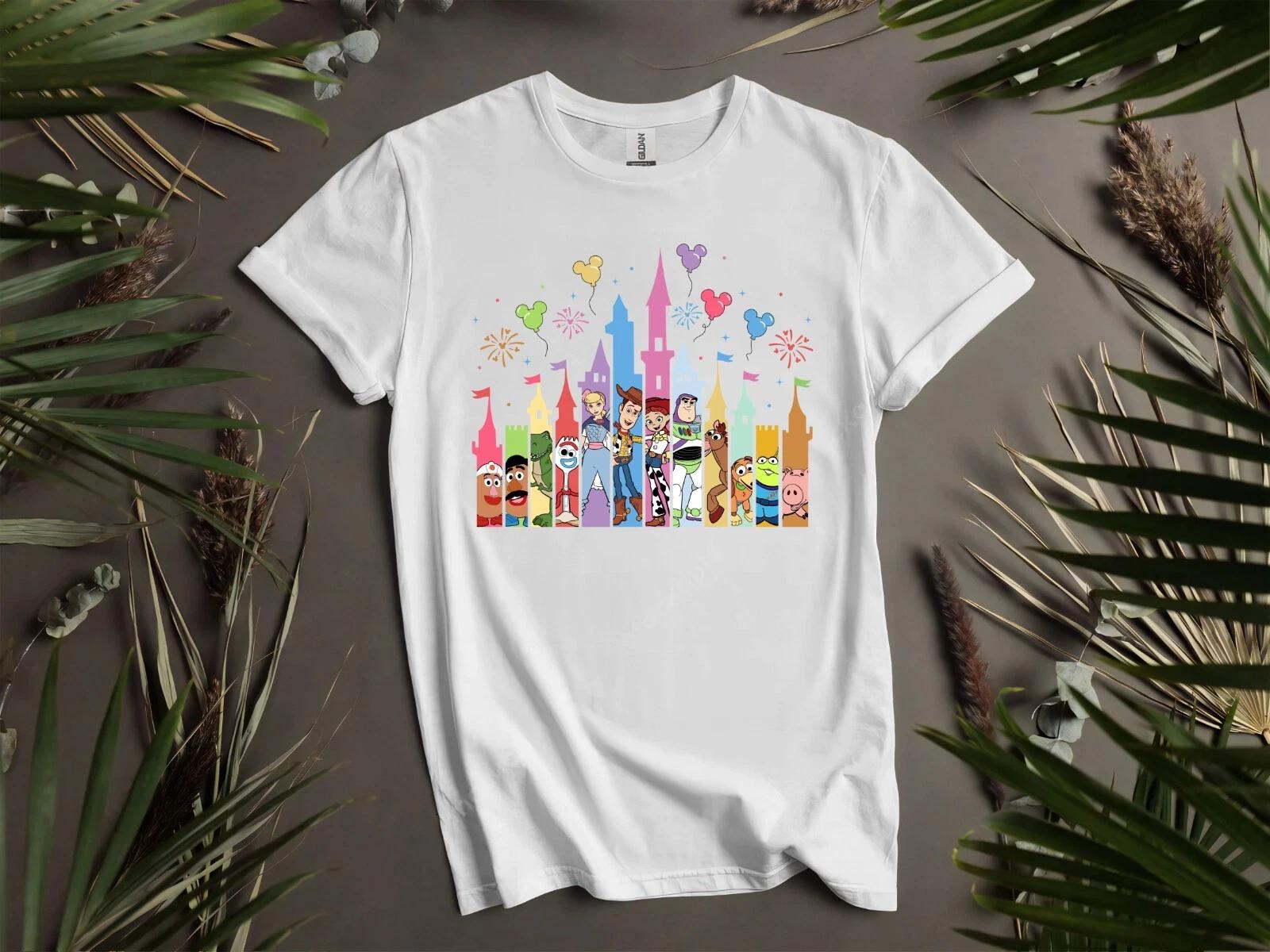Disneyland Toy Story Characters T-shirt T shirt Men Women Unisex Tshirt K949 S