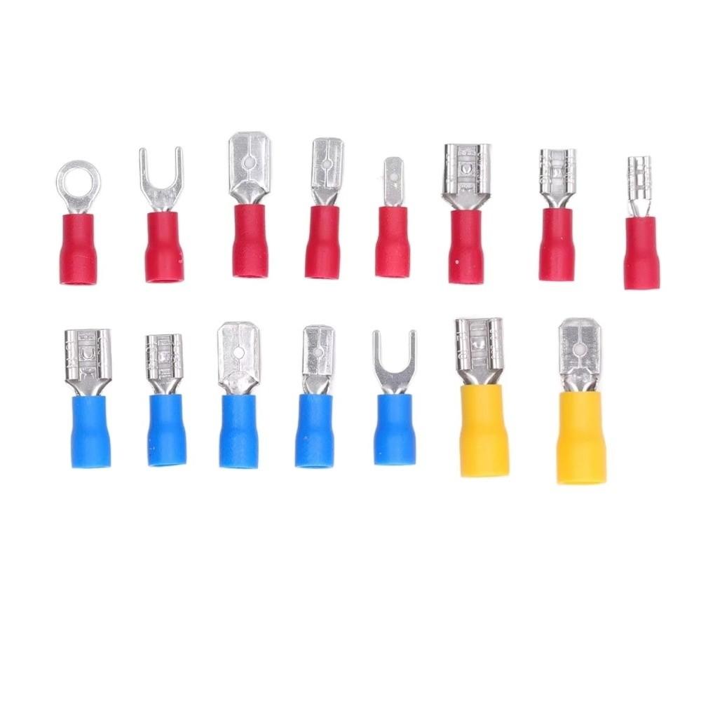 280pcs Multicolor Wire Terminal OT Type Bare Nose Lugs Cold Pressure Terminal Set Tinplate Binding Post Crimp Terminals