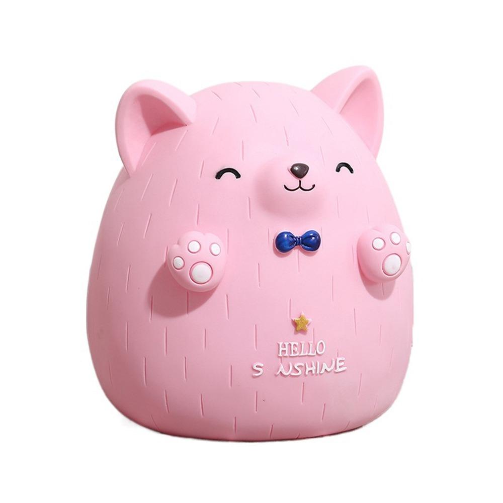 Fall Resistant Cat Piggy Bank Anti-fall Desktop Animal Ornaments Dog Saving Box  Children's Gift