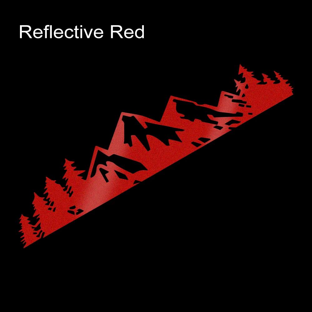 

2pcs Reflective Mountain Tree Car Body Stickers Vinyl Waterproof Motorcycle Body Decals Graphics Decoration Styling Accessories