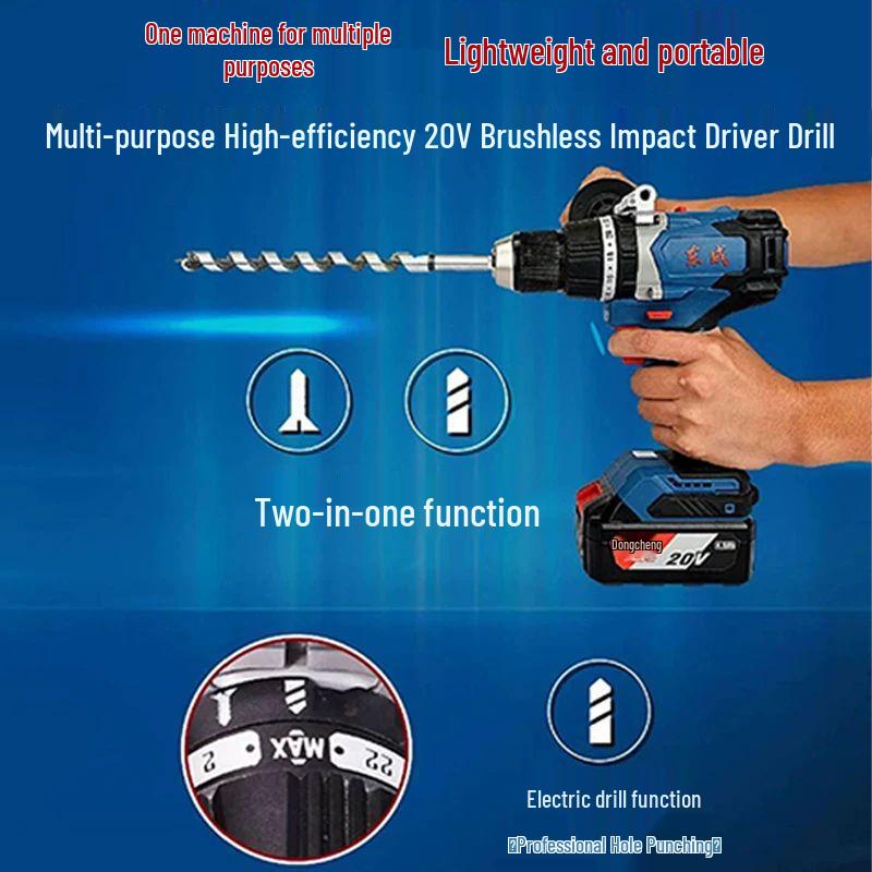 Dongcheng 20V Cordless Drill Driver CN Plug (adapter Included)