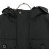 PARKA LONDON Batting jacket M black Double zipper with lining Men's Used