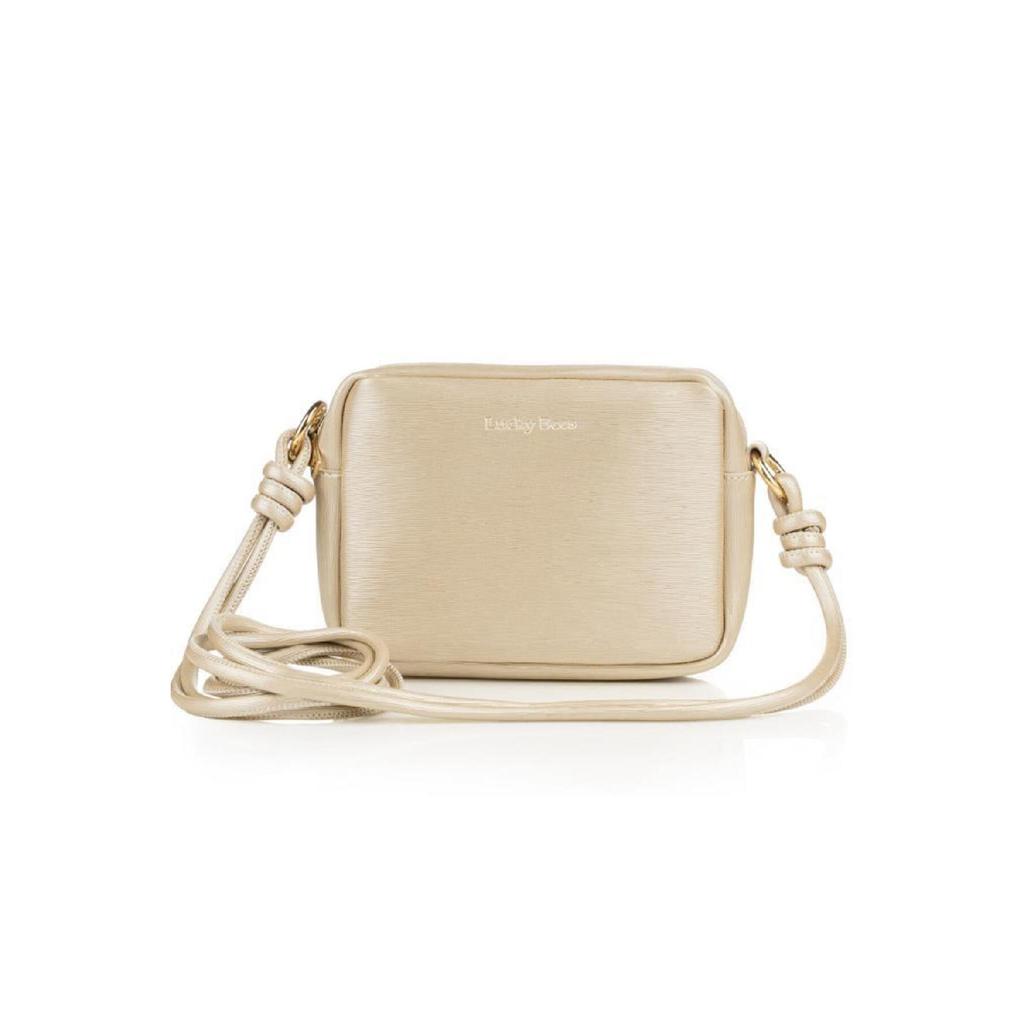 Mini-Umhängetasche für Damen mit Kreuzriemen-Reißverschluss