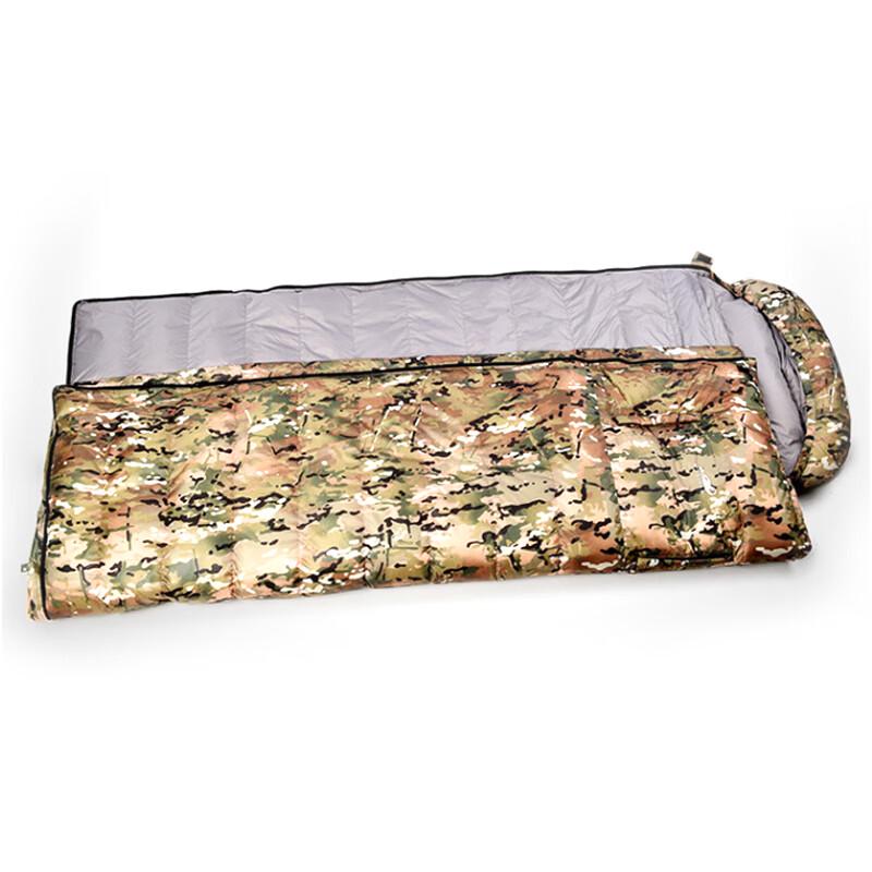 Chuan Jun Xing Ultralight Camouflage Connectable Down Sleeping Bag