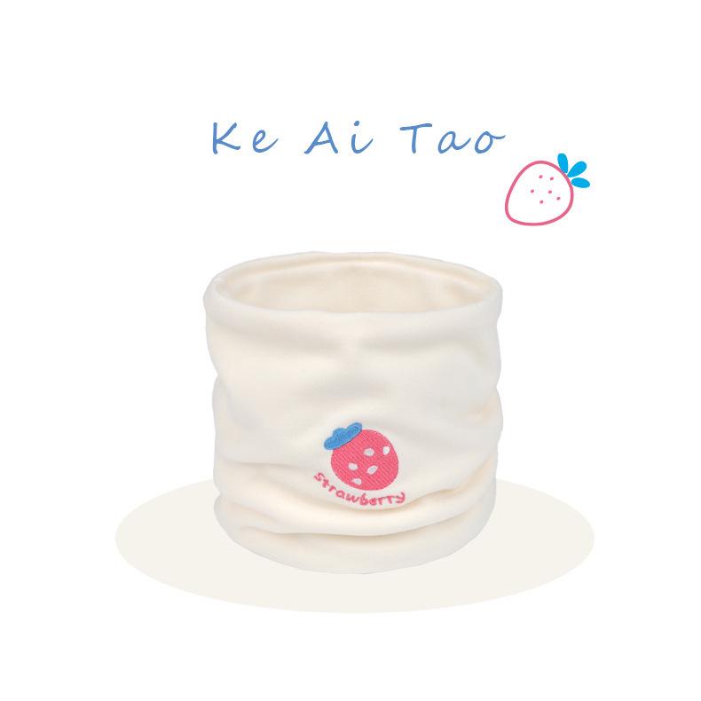 Children's Autumn/Winter Velvet Neck Warmer - Thickened, Windproof Scarf Pullover