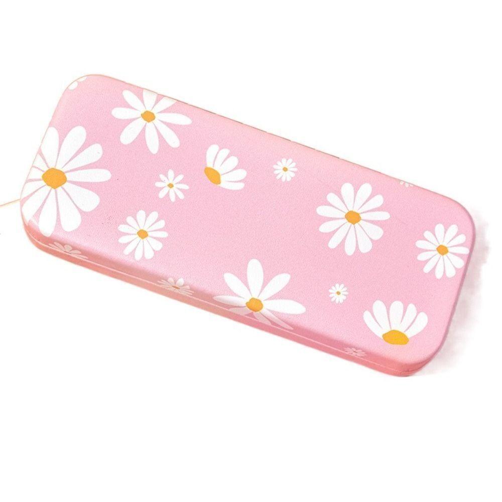 

Футляр для очков Daisy, износостойкий футляр для солнцезащитных очков, портативный держатель для очков розовый