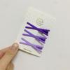 3 Piece Candy Color Hair Clip Set Star Heart Rectangle Snap Barrette for Women Y2K