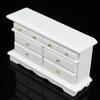 1:12 Dollhouse Miniature Bedroom Side Cabinet Dresser Furniture Accessories